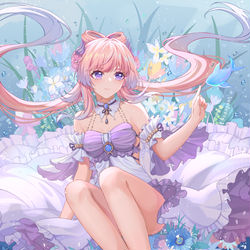 This is a pixiv picture whose title is 心海.
