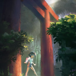 This is a pixiv picture whose title is 最近の絵.