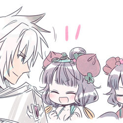 This is a pixiv picture whose title is 「じぃくふりぃと殿、ちーむ組んでくれねぇかい！」.