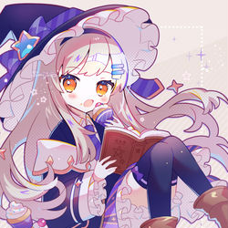 This is a pixiv picture whose title is 3時の魔女さん.