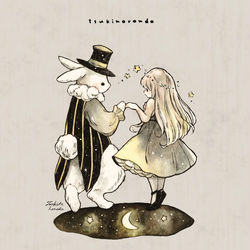 This is a pixiv picture whose title is 月のロンド.