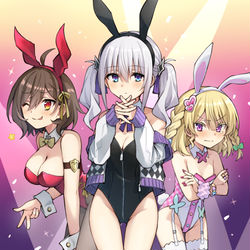 This is a pixiv picture whose title is バニバニバニー！！.