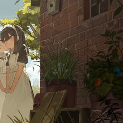 This is a pixiv picture whose title is 秘密.