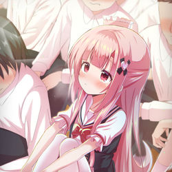 This is a pixiv picture whose title is 全校集会.