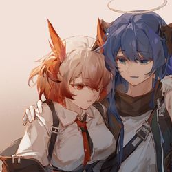 This is a pixiv picture whose title is “值得吗，你现在真的很狼狈”  “要你管”.