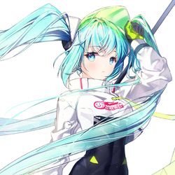 This is a pixiv picture whose title is Racing Miku 2022.