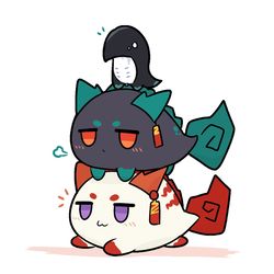 This is a pixiv picture whose title is 🐉🐉.