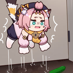 This is a pixiv picture whose title is 家飞猫.......