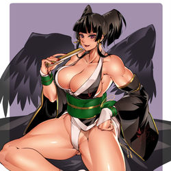 This is a pixiv picture whose title is 天狗.