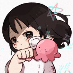 This is a pixiv picture whose title is タコピーの原罪.