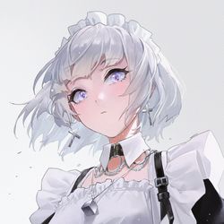 This is a pixiv picture whose title is Maid.