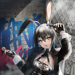 This is a pixiv picture whose title is Cool bunny.