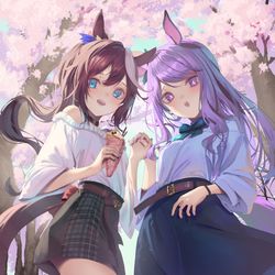 This is a pixiv picture whose title is デート.