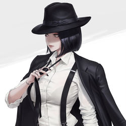 This is a pixiv picture whose title is suit.