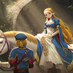 This is a pixiv picture whose title is The Royal Escort.