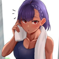 This is a pixiv picture whose title is OCジムウェア.