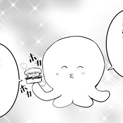 This is a pixiv picture whose title is 有能すぎるタコピー.