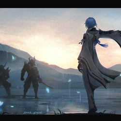 This is a pixiv picture whose title is 神里綾人.