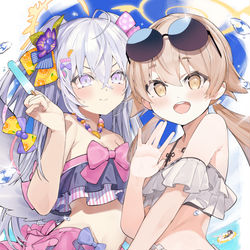 This is a pixiv picture whose title is Sea with little girl🌊🏝🏖.