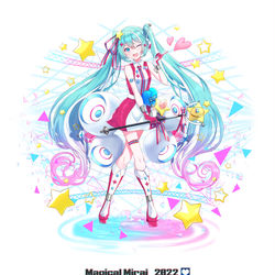 This is a pixiv picture whose title is Miku 2022.