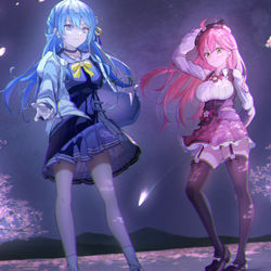 This is a pixiv picture whose title is みこめっと.