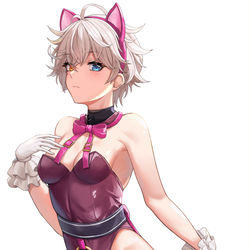 This is a pixiv picture whose title is Bunnysanji Derem.