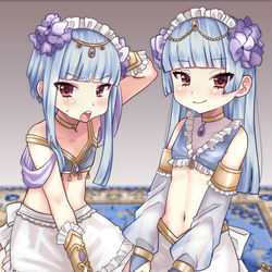 This is a pixiv picture whose title is アラビアン双子メイド.