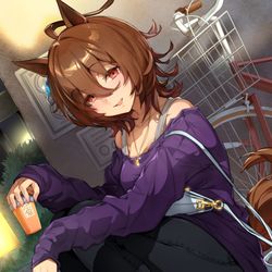 This is a pixiv picture whose title is タキオンが待ってる。.