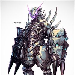 This is a pixiv picture whose title is グソクムシャ型パワードスーツ.
