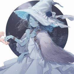 This is a pixiv picture whose title is 魔女ラニ.