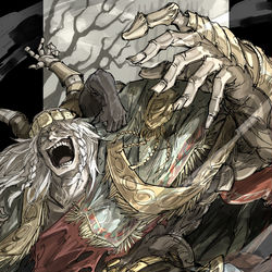 This is a pixiv picture whose title is 黄金の君主.
