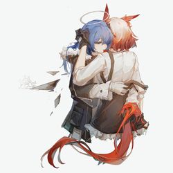 This is a pixiv picture whose title is 薅一薅漂亮的尾羽.