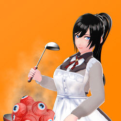 This is a pixiv picture whose title is 美味しい目玉焼き🍽️.