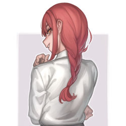 This is a pixiv picture whose title is Makima.