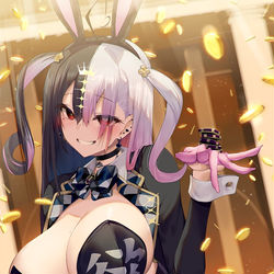 This is a pixiv picture whose title is 登録者一万人記念絵　Vtuber東和.