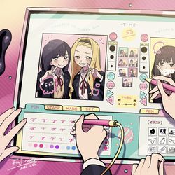 This is a pixiv picture whose title is ありがとうタコピー.