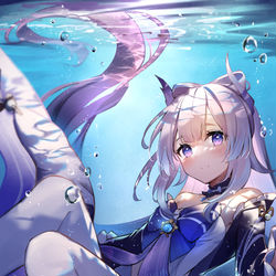 This is a pixiv picture whose title is 心海ちゃん.