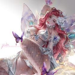 This is a pixiv picture whose title is Butterfly Fascination Princess.