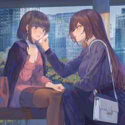 This is a pixiv picture whose title is 自分のことより相手が何よりも優先な葵さん.