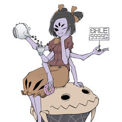 This is a pixiv picture whose title is Muffet.