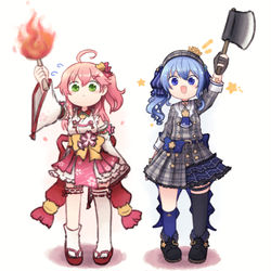 This is a pixiv picture whose title is みこめと.