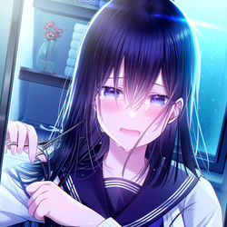 This is a pixiv picture whose title is 「恋なんかしなきゃ良かった」.