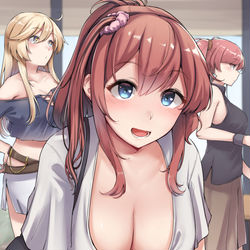 This is a pixiv picture whose title is アメリ艦でおでかけ.