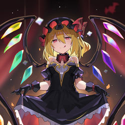 This is a pixiv picture whose title is 黒フラン.
