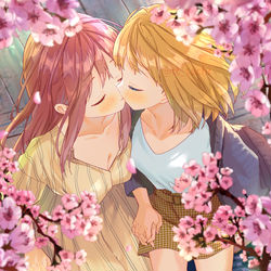 This is a pixiv picture whose title is 桜の日🌸.