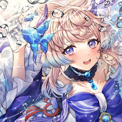This is a pixiv picture whose title is 心海.