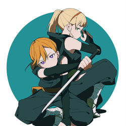 This is a pixiv picture whose title is 忍者かのすみ.