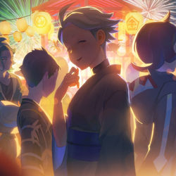 This is a pixiv picture whose title is 祭り.