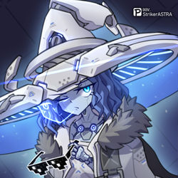 This is a pixiv picture whose title is 赛博法环的魔女队.