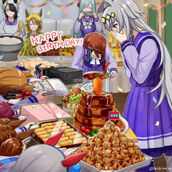 This is a pixiv picture whose title is オグリキャップ生誕祭2022.